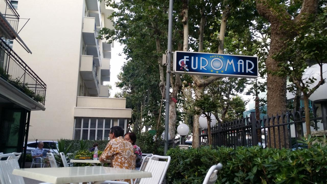 Hotel Euromar Rimini Exterior foto